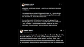 Gustavo Petro cuestionó la decisión del Consejo de Estado y denunció lo que calificó como un “latrocinio” contra los recursos de los trabajadores en medio del debate por el traslado de fondos pensionales - crédito Gustavo Petro/X
