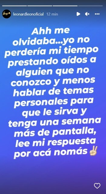 Leonard León explota contra programas
