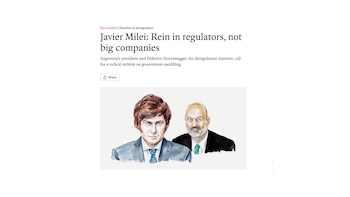 Javier Milei y Federico Sturzenegger