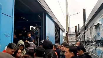 demoras en el tren Sarmiento