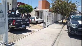 La escena del crimen fue