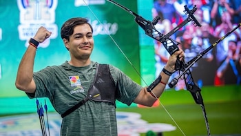 Matías Grande conquista el oro en tiro con arco masculino en Santo Domingo 2026