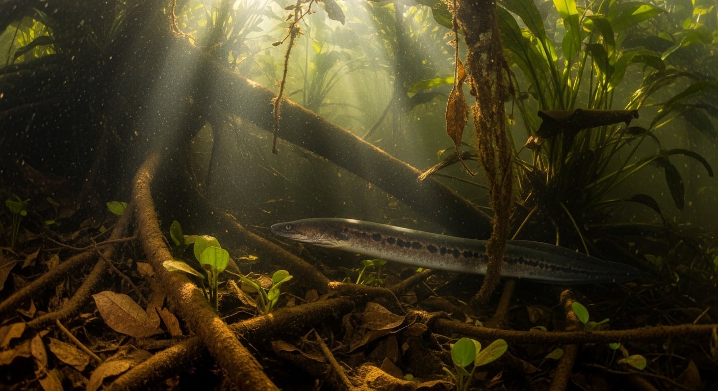 Las anguilas eléctricas utilizan tres órganos especializados y miles de electrocitos para producir potentes descargas eléctricas (Imagen Ilustrativa Infobae)