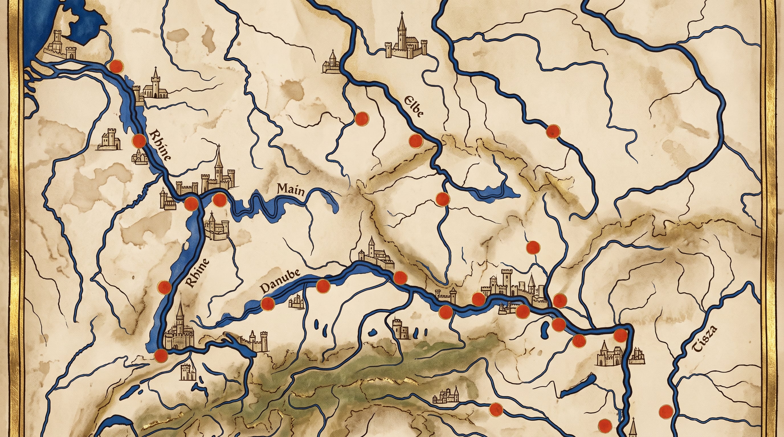 La investigación publicada en Nature reconstruyó dieciséis grandes inundaciones entre 1341 y 1343 a partir de más de mil fuentes medievales. (Imagen Ilustrativa Infobae)
