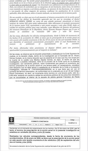 La decisión se basó en