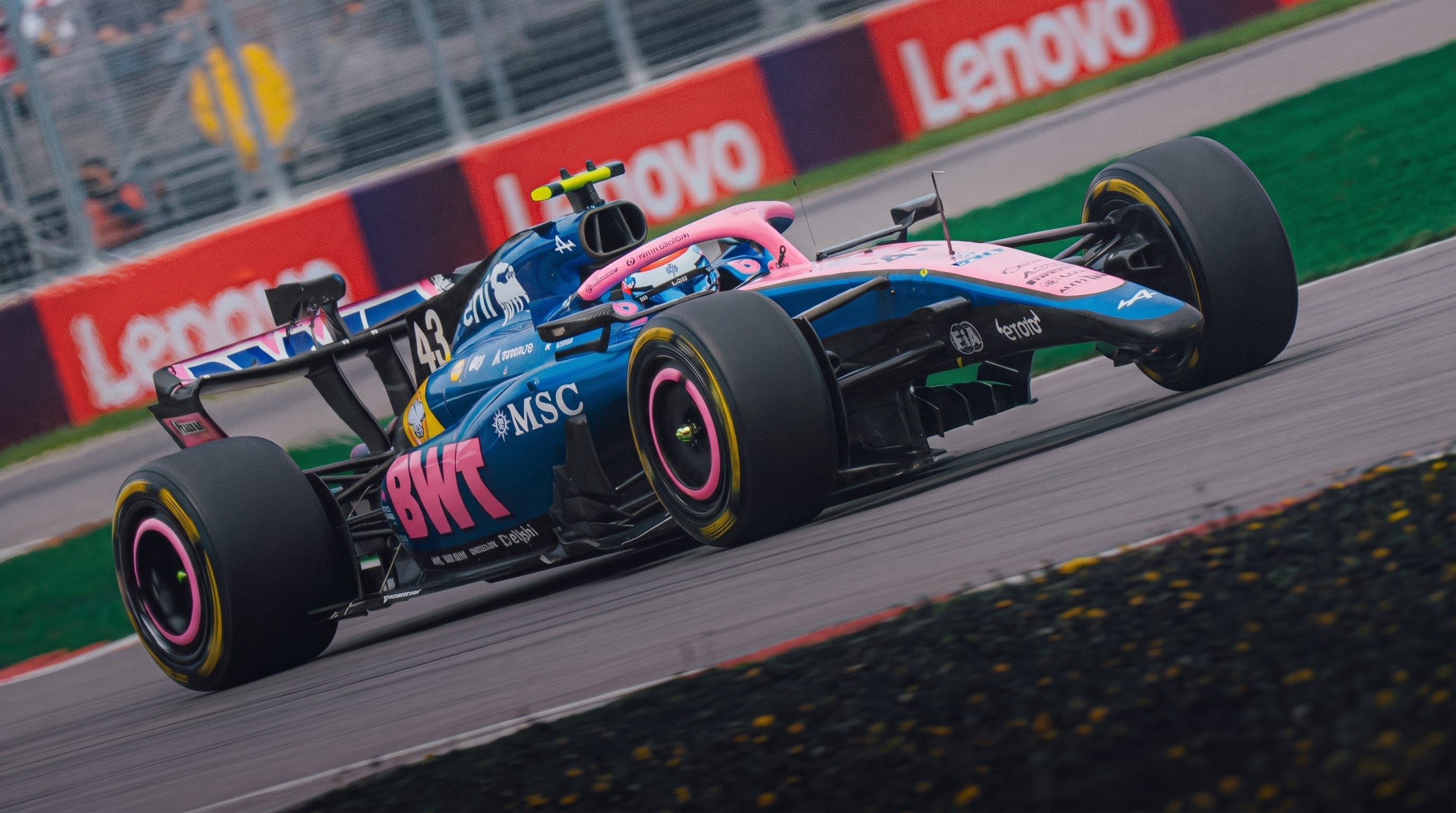 Un concepto de auto de F1 según lo planteado por Sergio Rinland: sin alerones delanteros y el trasero más chico (Imagen hecha con IA)