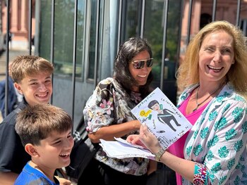 Algunos de los seguidores de