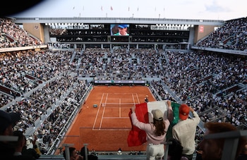 La cancha central de Roland Garros, el Grand Slam parisino (Fuente: REUTERS/Gonzalo Fuentes)