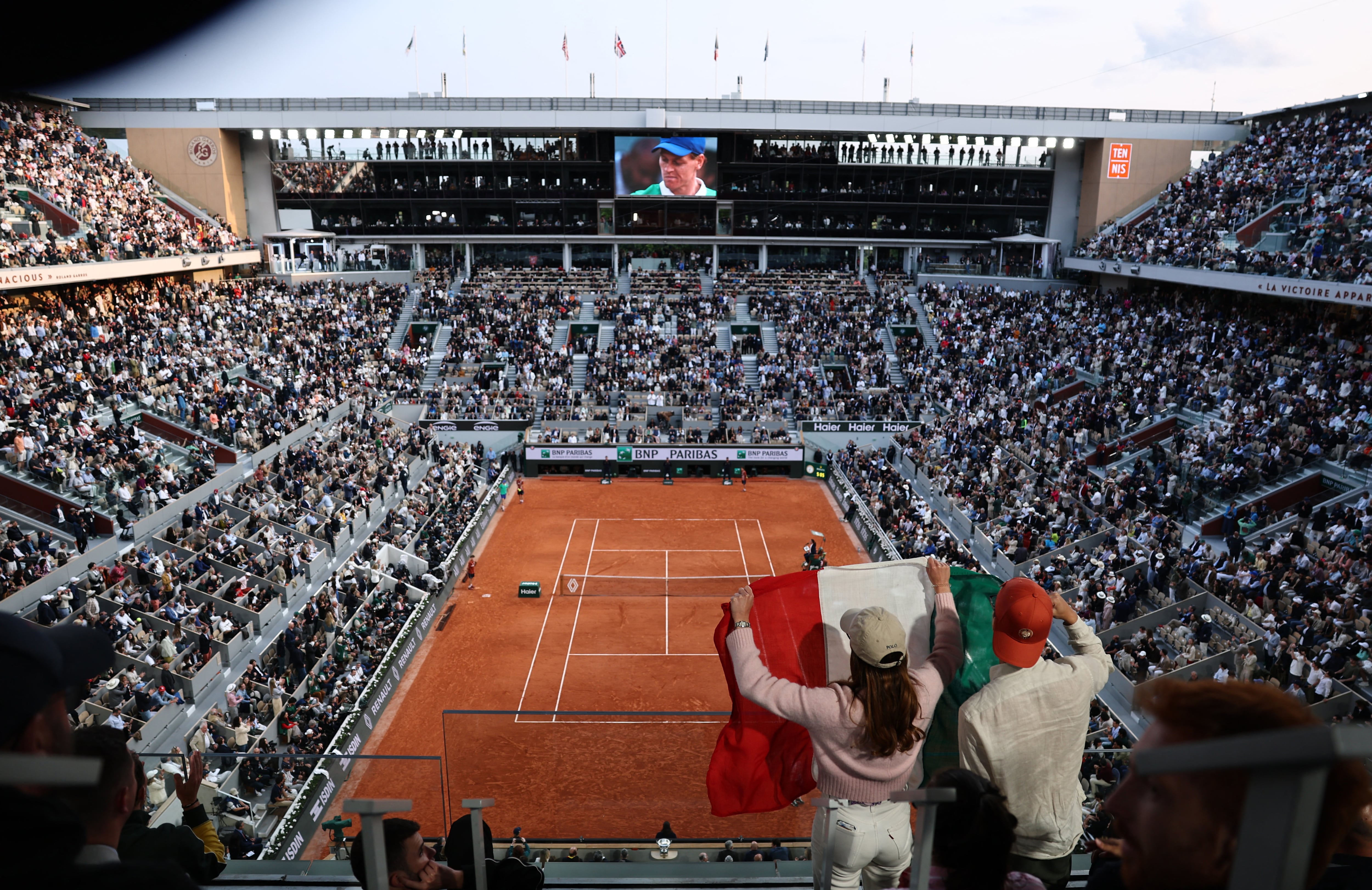 La cancha central de Roland Garros, el Grand Slam parisino (Fuente: REUTERS/Gonzalo Fuentes)