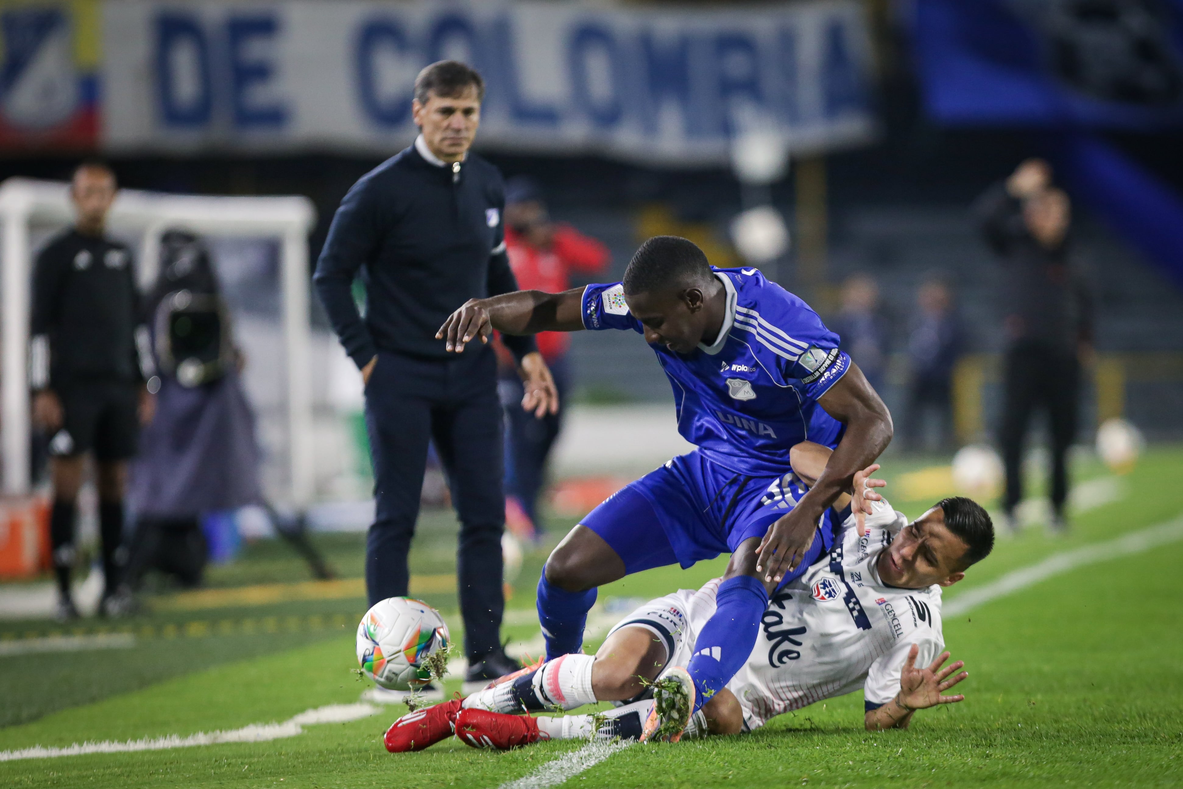 Millonarios y Fortaleza empataron 2-2 en El Campín, donde se cerró la fecha 14 de la Liga BetPlay - crédito Colprensa