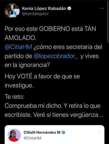 López Rabadán sostuvo que Hernández