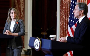 Antony Blinken y Mélanie Joly