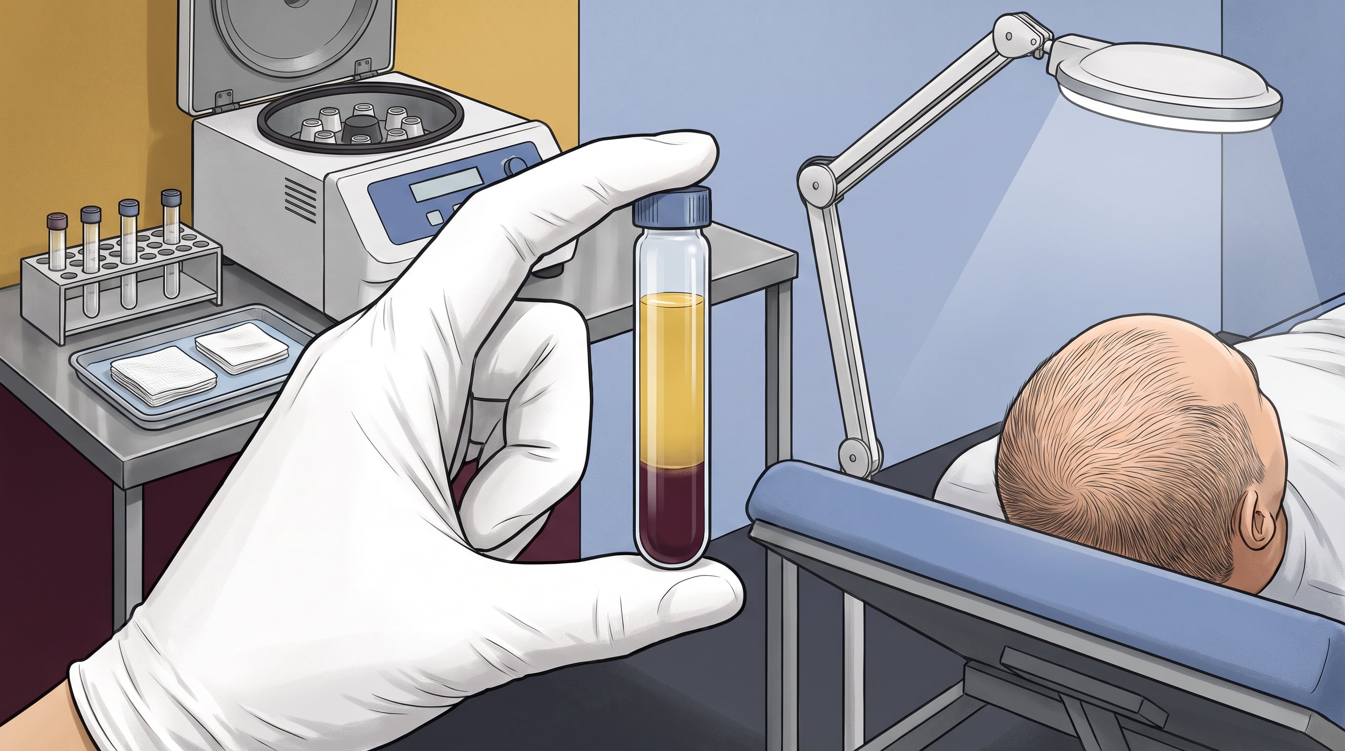 Una investigación publicada en la revista Dermatology and Therapy analizó 43 ensayos clínicos sobre el uso de plasma rico en plaquetas contra la alopecia (Imagen Ilustrativa Infobae)