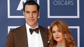 Los actores Sacha Baron Cohen