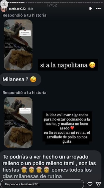 La respuesta de Tamara Báez