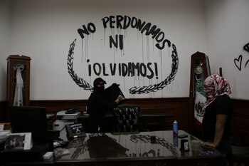 Una integrante de un colectivo