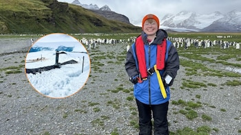 Aoife McKenna en South Georgia