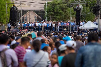 En el acto político del