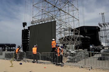 En materiales de construcción, el reporte del INEC arroja que el cemento hidráulico subió 0.96% y el acero de refuerzo 2.24%. Los precios del concreto hidráulico, áridos y tubería de concreto no mostraron cambios. (Foto AP/Bruna Prado)