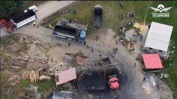 Con drones identificaron el accionar