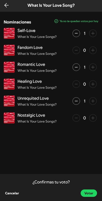 La pantalla de una aplicación