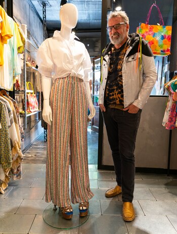 El diseñador Benito Fernández con