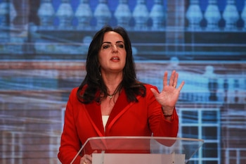 María Fernanda Cabal respaldó el protocolo de Abelardo de la Espriella para permitir la intervención de la Fuerza Pública en universidades ante vandalismo o terrorismo - crédito Camila Díaz/Colprensa