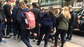 Uno de los alumnos heridos