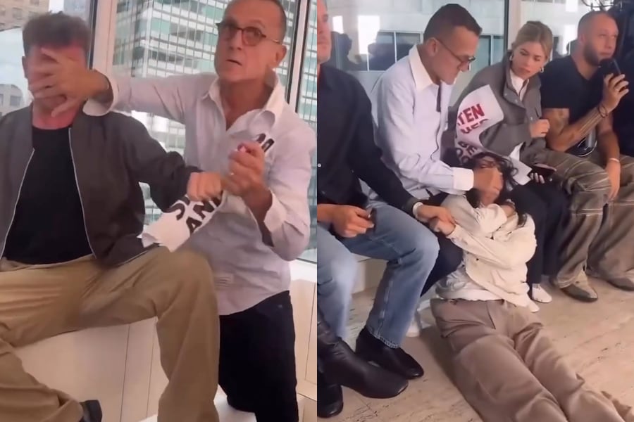 PETA protestó en el desfile de Cos después de difundir una investigación sobre granjas vinculadas a H&M Group por presuntos indicios de maltrato durante la esquila (Captura de video).