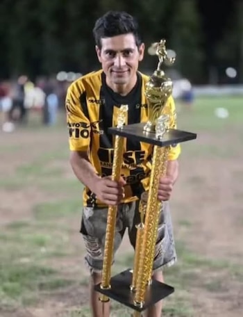 El hombre tenía un disparo