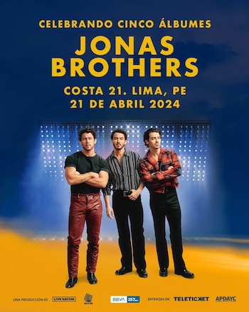 Jonas Brothers confirman concierto en