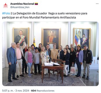 La publicación de la Asamblea