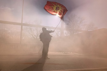 Un partidario de los jefes