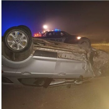 La camioneta que chocó contra