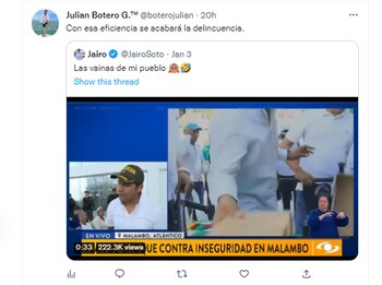 Reacciones en Twitter alcalde Malabo