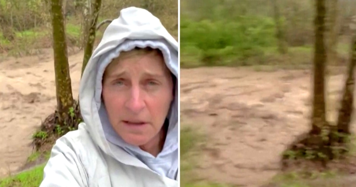 Ellen DeGeneres volvió a sufrir los efectos del cambio climático: su casa de Inglaterra se inundó tras la tormenta Bert - Infobae