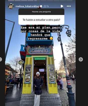 Melissa Lobatón Klug explicó por