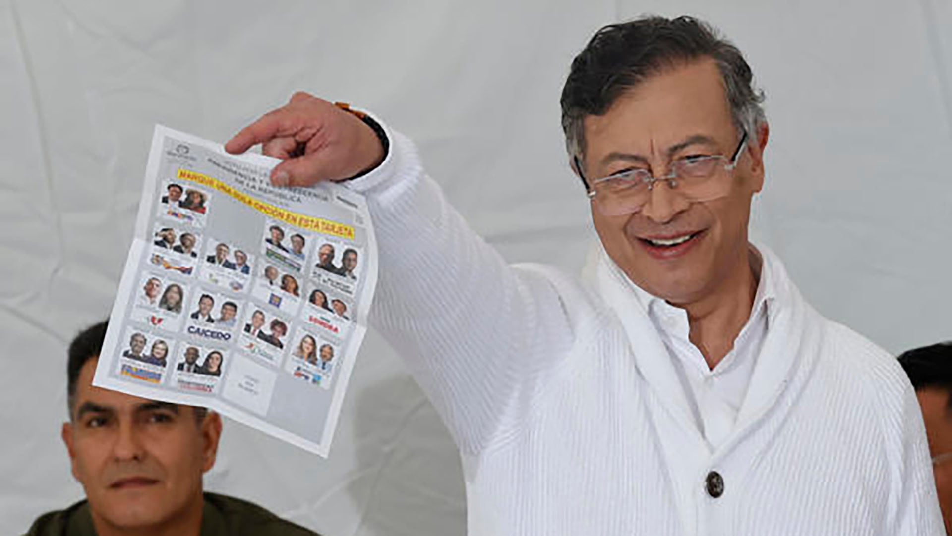 Gustavo Petro había hecho público su voto en la jornada electoral de este domingo 31 de mayo de 2026 y confirmó su apoyo a Iván Cepeda - crédito EFE