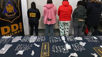 Cuatro detenidos y más de