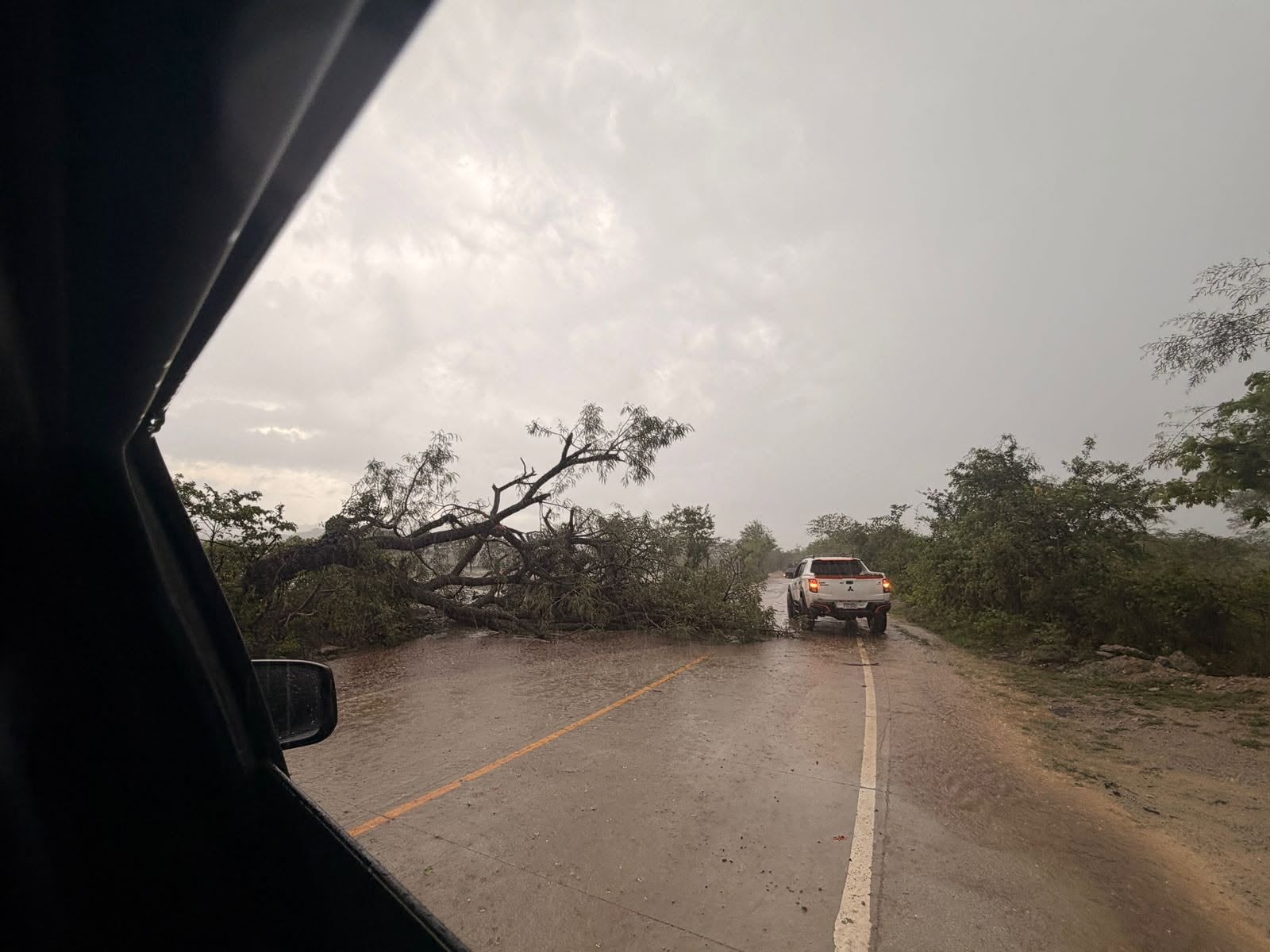 La combinación de lluvias y suelo saturado elevó el riesgo de escurrimientos, crecidas de ríos, inundaciones y deslizamientos. (Cortesía: Coordinadora Nacional para la Reducción de Desastres)