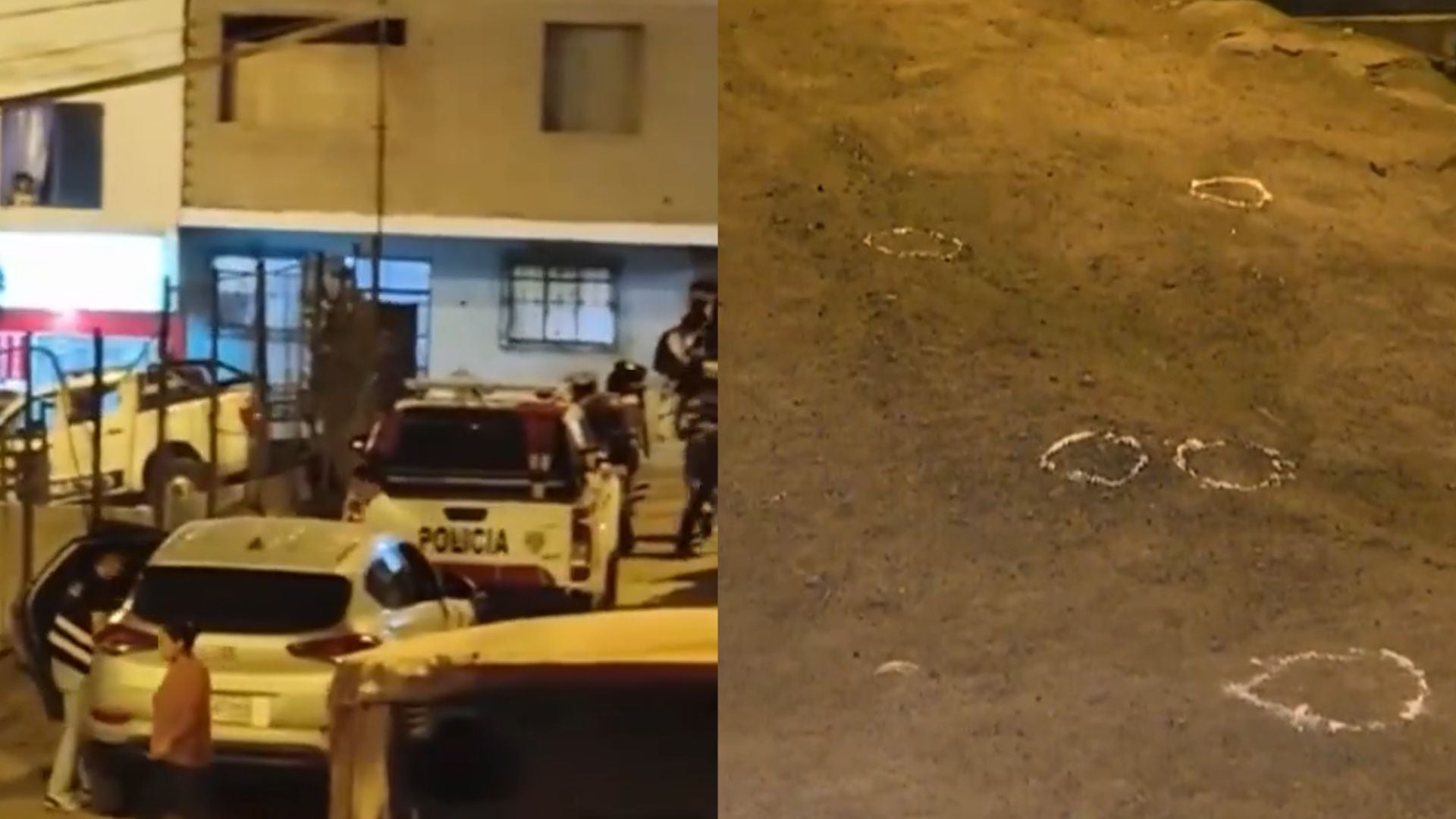 La víctima había llegado en su mototaxi para dejar a una de sus hijas cuando fue atacada; según los testimonios recogidos por América Televisión, el presunto sicario habría escapado a pie - Créditos: Captura de pantalla de América.