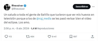 El usuario Rhevolver se adjudicó