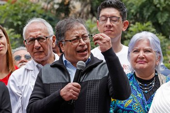 Gustavo Petro afirmó que su mayor anhelo es que el su proyecto político se mantenga en el poder - crédito: Mauricio Dueñas Castañeda/Efe