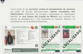 Menores reclutados en Michoacán