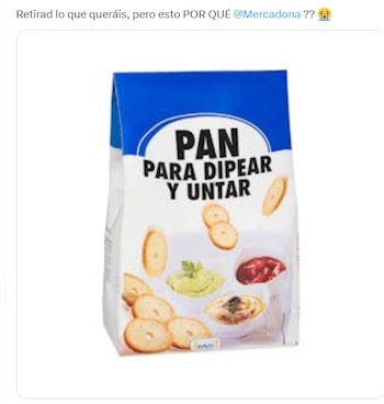 Pan tostado de Mercadona (Twitter)