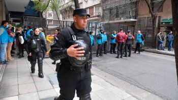 Una importante cantidad de efectivos