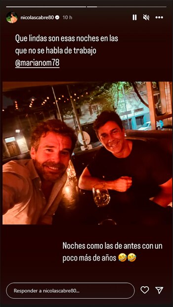 Cabré y Martínez compartieron su