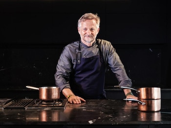 Chef Pepe Vieira, con dos estrellas Michelin en su restaurante en Poio, Pontevedra (Pepe Vieira)