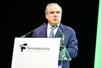 El presidente del Consejo General de Colegios Farmacéuticos, Jesús Aguilar.
SALUD
CONSEJO GENERAL DE COLEGIOS FARMACÉUTICOS