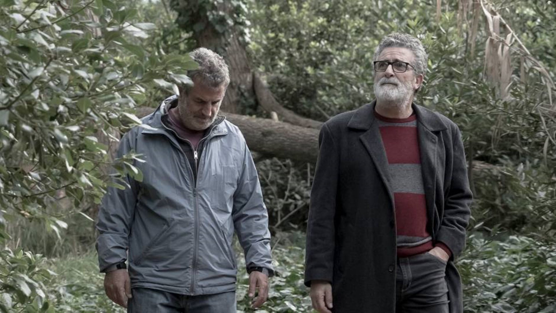 Fernando Spiner y su amigo el periodista y poeta Aníbal Zaldívar, ambos autores de